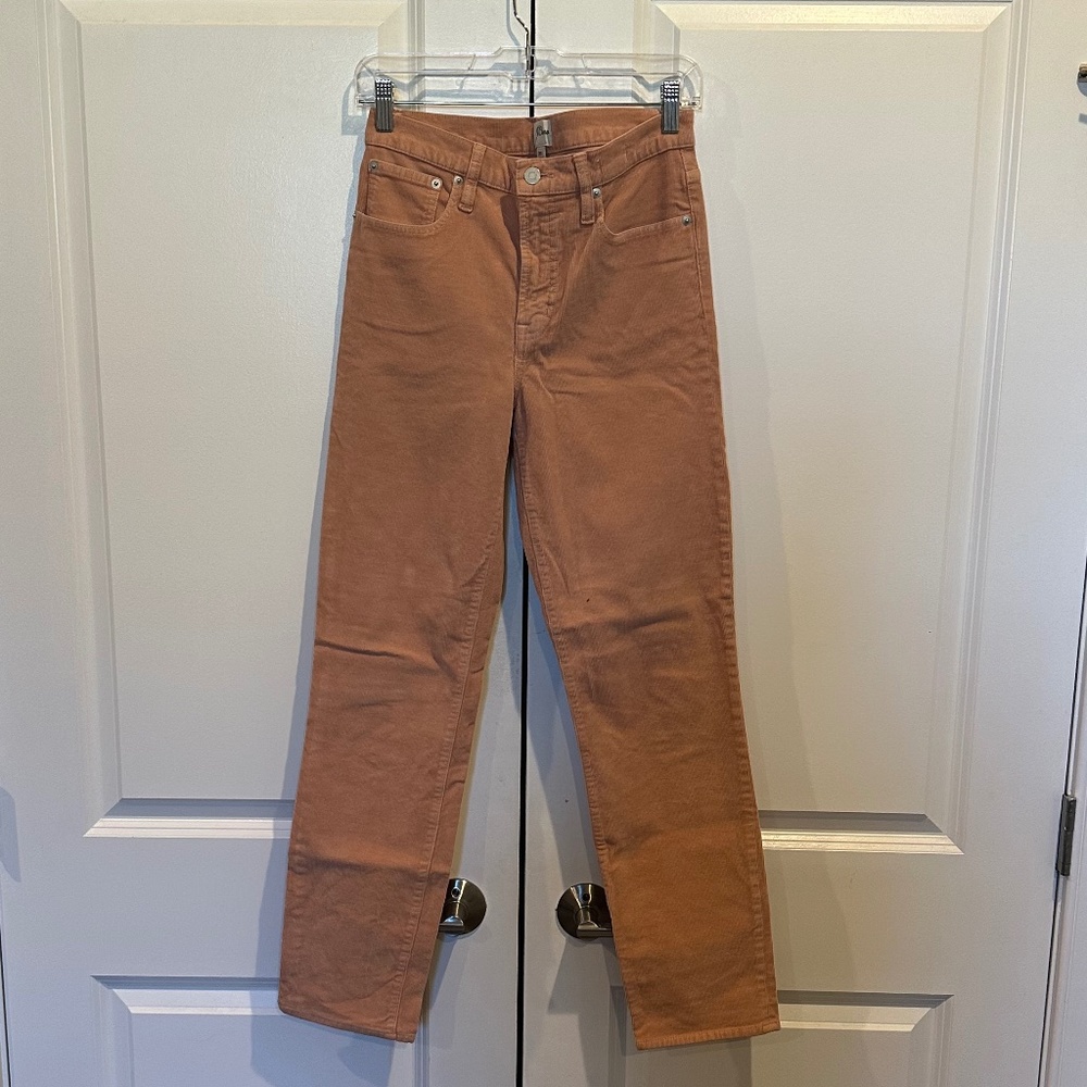 J Crew Vintage slim-straight corduroy pant